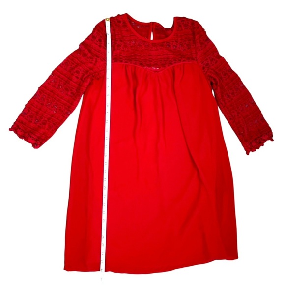 Speechless Red Long Lace Sleeve Dress - Picture 11 of 16